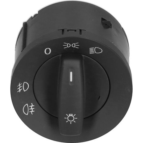 Interrupteur de phare et commande d'antibrouillard 5KD941431A pièce de rechange compatible Caddy III et EOS (1/5)