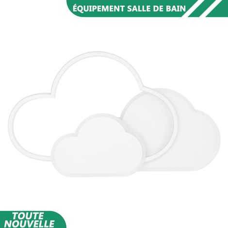 WAOBDLA 42W Acrylique LED Cloud Plafonnier Lampe de plafonnier de chambre pour enfants 3000K/4500K/6500K (1/5)