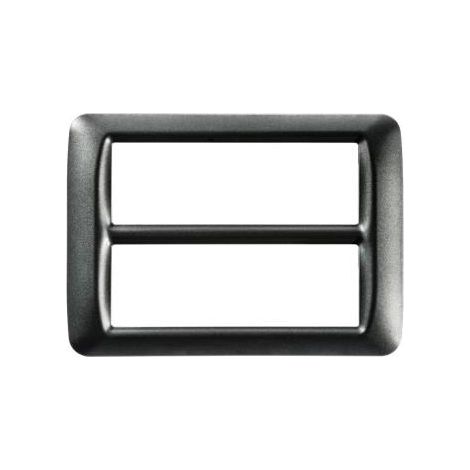 PLAQUE 12 POS.ARDOISE METALL.TOP SYSTEM GEWISS GW22618