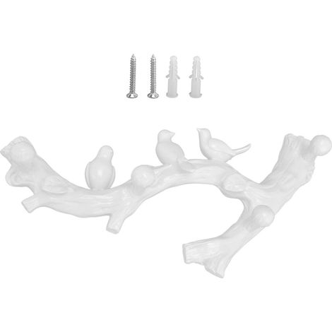Crochets décoration créative pour oiseaux, étanche pour la maison, porte-manteau, porte-clés, en résine, résistant à la corrosion pour plusieurs scèn (1/5)
