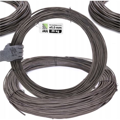 Fil recuit pour ligature d'armatures 5,0 mm 160 m 25 kg