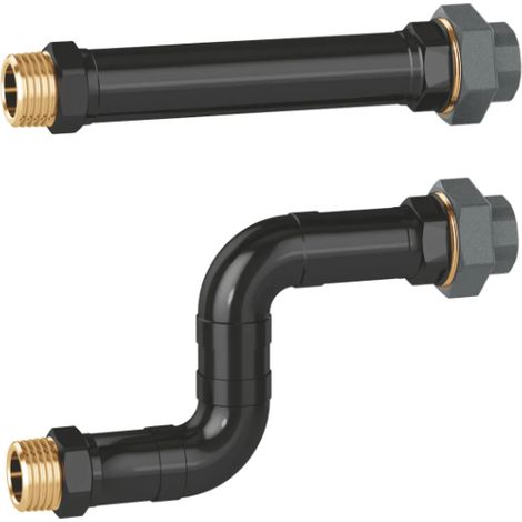 Kit per collegamento tubazione del collettore serie 550 al separatore idraulico serie 548 Caleffi 550001 1 1/4"M - 1 1/4"F