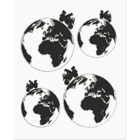 Adesivi Adventure Stickers per Bauletti Moto Adventure World