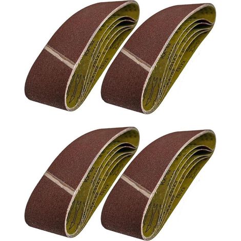 Dapetz ® Sanding Belts 100 x 915mm Compatible with Power-Sander 80 Grit Abrasive Aluminum Oxide Ideal for Grinding, Sharpening and Dedusting Wood, Paint, Varnish, Plastics 20X (1/5)