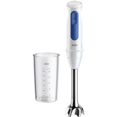 Frullatore ad immersione - BRAUN - MultiQuick MQ30001M - 900 W - 2 velocità - Bianco / Blu