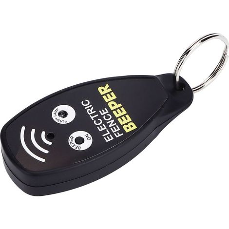 Testeur de tension de clôture électrique portable avec signal sonore et lumineux rouge pour l'agriculture et le jardinage (1/5)