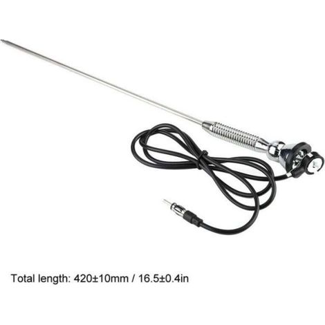 Jeffergarden Antenne de voiture, antenne, rotative facile à installer pour l'extérieur léger (1/4)