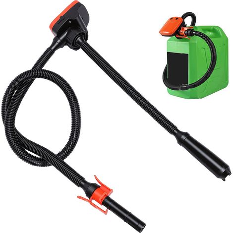 Pompe de transfert de carburant sans fil, batterie rechargeable 6000 mAh, pompe à huile électrique portable pour moteurs à essence, bateaux, voitures et générateurs (1/5)
