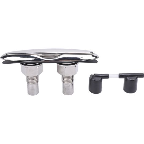 Taquet de traction de 6 pouces en acier inoxydable 316, pour bateau rétractable, quai marin robuste pour Yacht RV. (1/4)