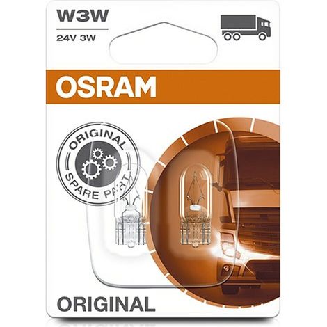 Bombilla Osram W3W de 3W, 1 unidad. (1/2)