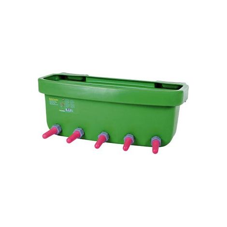 Bac d'allaitement pour veaux Kerbl - X Modèle Jeu de 5 tétines de rechange avec clapet