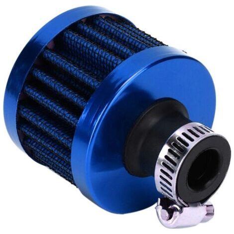 Filtre à air pour mini voiture, filtre d'admission d'air, filtre de reniflard de carter moteur, filtre de couvercle de soupape universel 25 mm (bleu) (1/4)