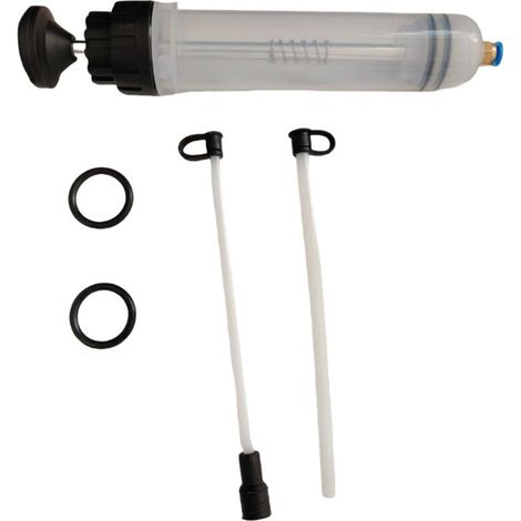 Ölabsaugpumpe [Spritze 500ml] - Universelle Absaugpumpe für Getriebeöl, Frostschutz, Wasser oder Ölwechsel für Auto usw. - Ölspritze mit Schlauch und Verlängerungen FLITI (1/4)