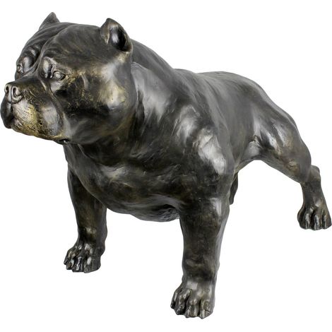 American Bully II - una statuetta di cane a grandezza naturale, una figura in scala 1:1, una statua da giardino di Art-Dog (1/5)