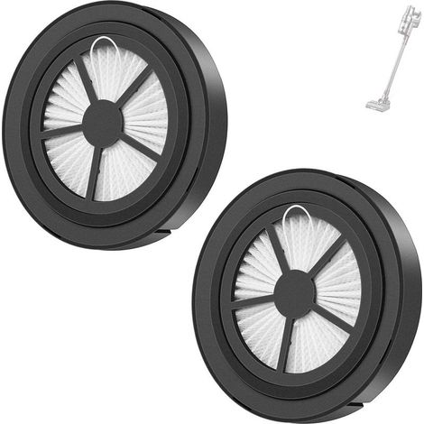 Filtre aspirateur 2 pièces compatible avec proscenic P10, P11, P10 pro, P11 SMART, ultenic u11 aspirateur portatif sans fil filtre de remplacement accessoires (1/5)