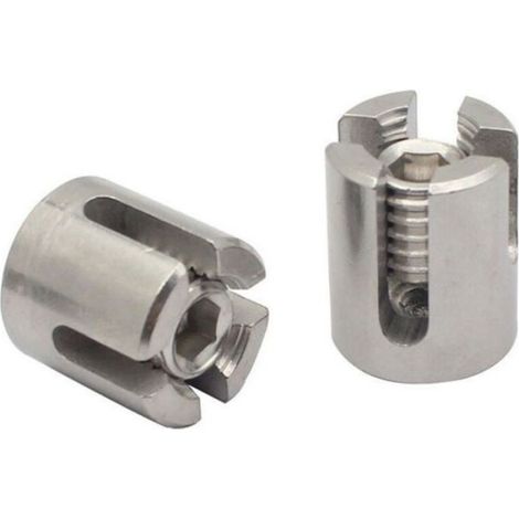 Serre-Câbles - Acier Inoxydable AISI 316 - Pour Câble 2 mm - M8 - Lot de 5 (1/5)