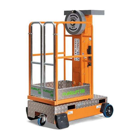 Piattaforma elevatrice semi-elettrica - Altezza max di lavoro 4,00m - MANUFLIT-200