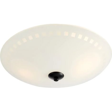 Plafonnier led verre blanc givre decoratif metal - markslojd - ray 218172812 218172812 218172812 (1/3)