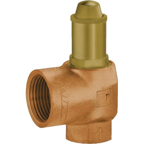 PNEUMATEX Válvula de seguridad DSV 15-3,0 H, bronce rojo, 5371030