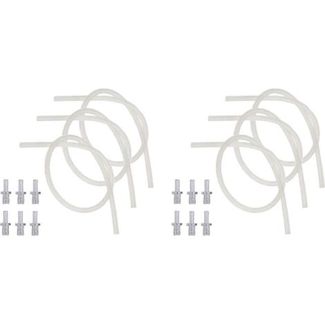Kit de 6 tuyaux pour la machine à lait Jura Impressa Giga entièrement automatique, comprenant les raccords et une brosse. (1/5)