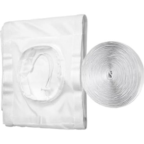 Kit de fenêtre pour climatiseur portable Support de porte étanche réglable Kit de ventilation pour porte coulissante Pour chambre, camping-car, panneau de sol, sèche-linge, cuisine, maison (1/5)