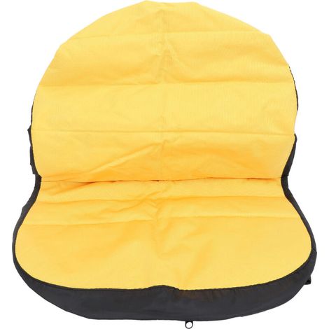 Protège-Siège Universel pour Tondeuse et Tracteur Jaune - Confortable et Durable -KZQ
