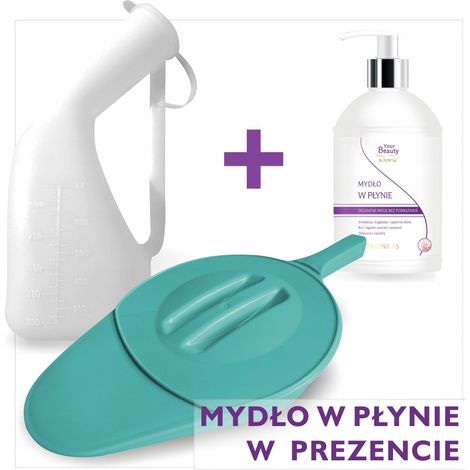 Piscina e doccetta igienica per uomo da 1 litro con sapone liquido
