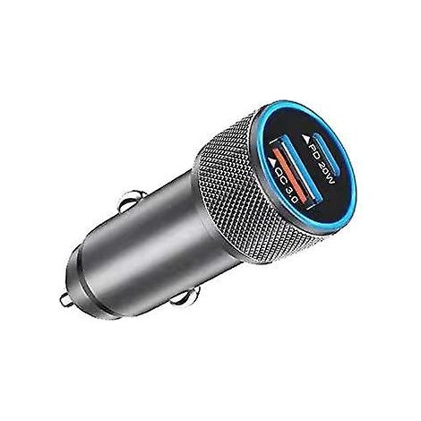 allume Cigare Usb C 38w, Rampow Chargeur Voiture Usb C Pd3.0 Charge Rapide, Usb A Qc3.0 Chargeur Voiture 4.8a Pour Iphone 14/13/12/11/x/xs, Samsun (1/5)