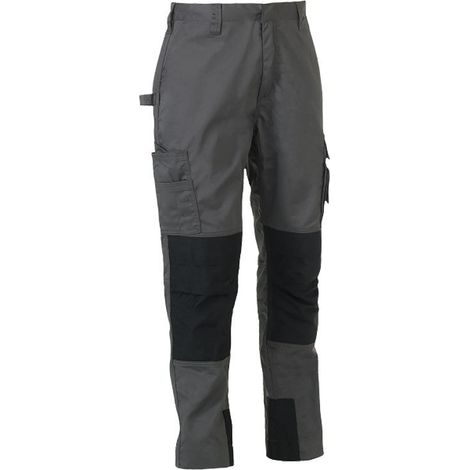 Pantalón de trabajo multibolsillos HEROCK Titan gris (1/4)