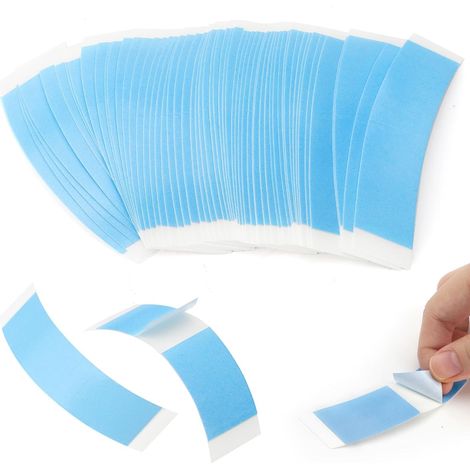 60pcs Bande de Colle pour Perruque Bande Adhésive pour Perruque Perruque Ruban Adhésif pour Fixation Ruban Adhésif Double Face Imperméable Invisible Ruban Adhésif pour Perruque (1/5)