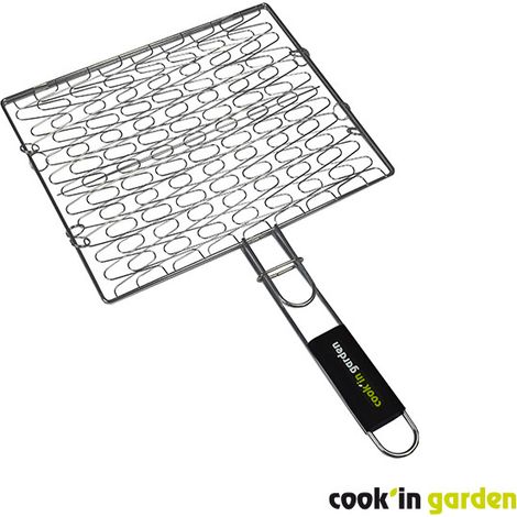 Cook'in Garden rejilla envolvente acero cromado 34 x 28 cm (1/2)
