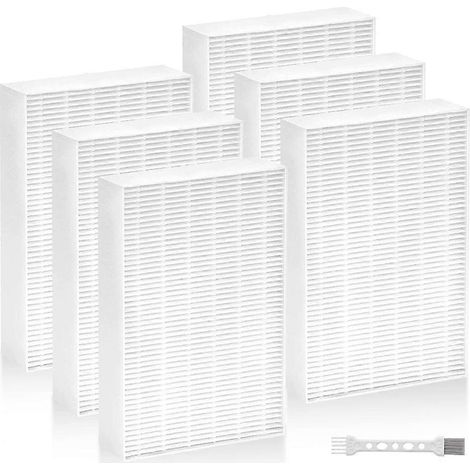 Lot de 6 filtres HEPA de rechange pour purificateurs d'air Honeywell HPA300, HPA200 et HPA100 (séries HPA300, HPA090 et HPA250). (1/5)