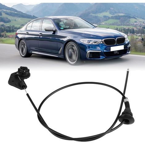 Cable de apertura del capó para BMW E39 525i / 530i, pieza original 51238176595 (1/5)