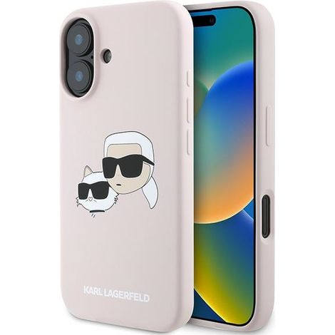 Karl Lagerfeld Hartschalen-Silikonhülle mit MagSafe-Funktion für iPhone 16 Plus (1/5)