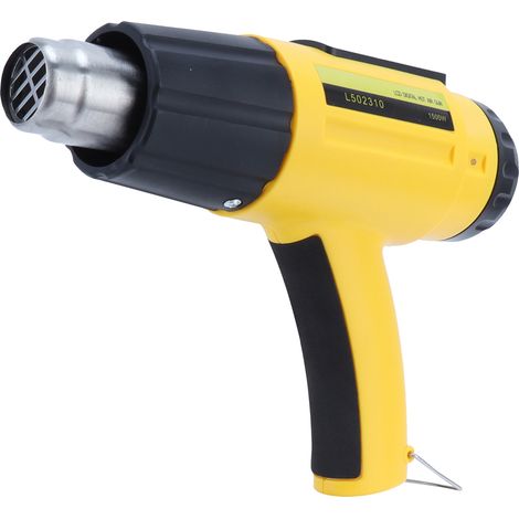 Pistolet à air chaud numérique 1100W-1500W, température réglable, écran LCD, manuel, prise UE 220V, L502310, pour décollage de peinture et soudure (1/5)