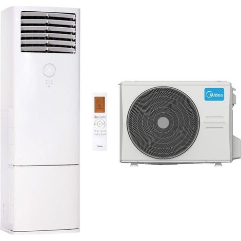 Midea Climatiseur Monosplit à Colonne 48000 Btu Triphasé MFM-48HRFN8 + MOX630U-48HFN8-R(GA) Inverter R32 Classe A+