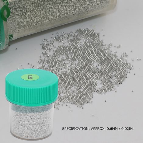 Billes de soudure sans plomb BGA de 0,6 mm, bouteille de 25 W (1/5)