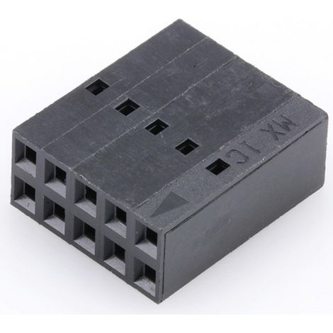 Molex Buchsengehäuse-Kabel Polzahl Gesamt 10 Rastermaß: 2.54 mm 22552101 1 St. Bag