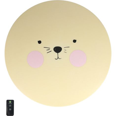 Applique murale LED au design mignon de dessin animé, lumière douce et chaude, sûre, durable et économe en énergie, idéale pour une chambre d'enfant ou un salon. (1/5)
