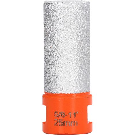 Fraise diamantée 25mm pour élargir et façonner trous dans granit, quartz, pierre. (1/5)