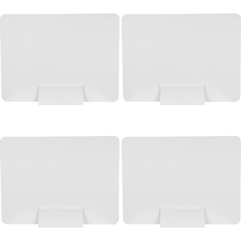 Cloisons de bureau indépendantes, lot 4, PVC blanc