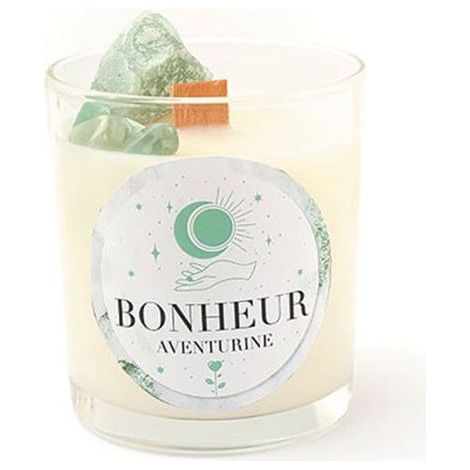 Kit DIY bougie - Aventurine - Cire parfumée - Notes de pachouli - Mixte - Adulte (1/4)