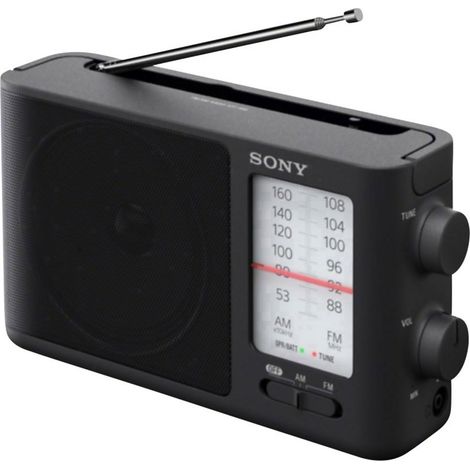 Sony ICF-506 Kofferradio UKW    Schwarz