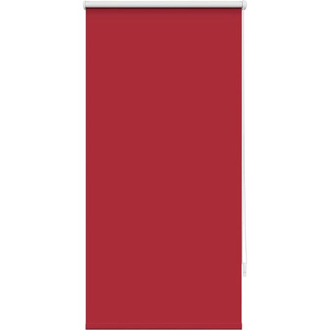 Tenda a rullo Tenda avvolgibile oscurante 64,4x120 cm Tessuto Larghezza 60 cm Rosso (1/4)