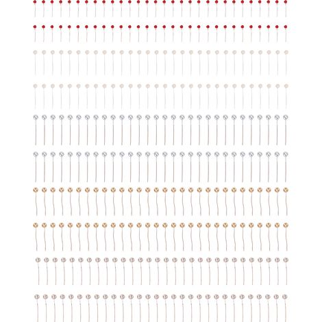 Baies artificielles, 300 pièces, 5 couleurs, 10mm, ornements simulés, artisanat, décoration de maison de vacances (1/5)