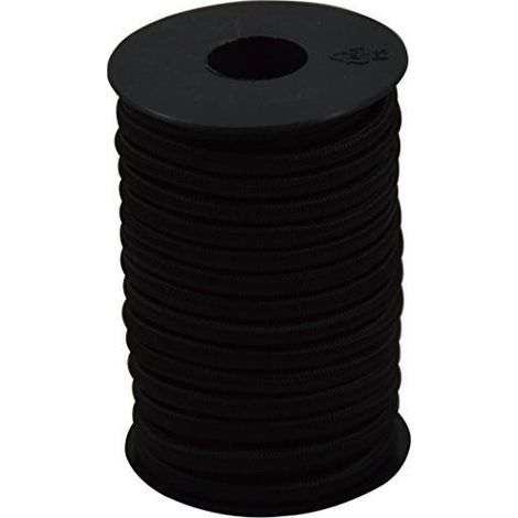 Corderie Italiane 6004066-00 Braid Elastique Ht 06 Mm-10 M Noir