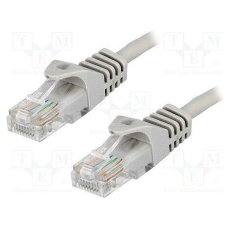 LogiLink CP2032U - Cable EconLine CAT6 U/UTP Patch de 1 m, Gris (1/3)