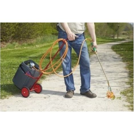 Mottez – Diable bouteille de gaz J040Q – Charge maximale 300kg – Structure en acier – Roues gonflables – Poignée ergonomique pour transport facile