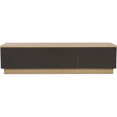 Mueble de televisión estilo escandinavo - Madera Gris - MDF