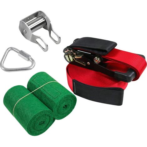 Tyrolienne pour avec poulie protectrice d'arbre et Ensemble extérieur Kit tyrolienne à dans le jardin Pour Adolescents Filles Garçons Jardin Aire de x École Camping Plage Parc (1/5)